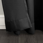 Sun Zero curtain metal grommet top detail shot