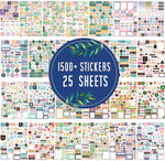 Planner Stickers - Monthly Planner Sticker and Accessories 25 Pages | 1500 + Stunning Functional and Colorful Stickers, Calendar Stickers Includes Festival Theme Journal Sticker - Image 11