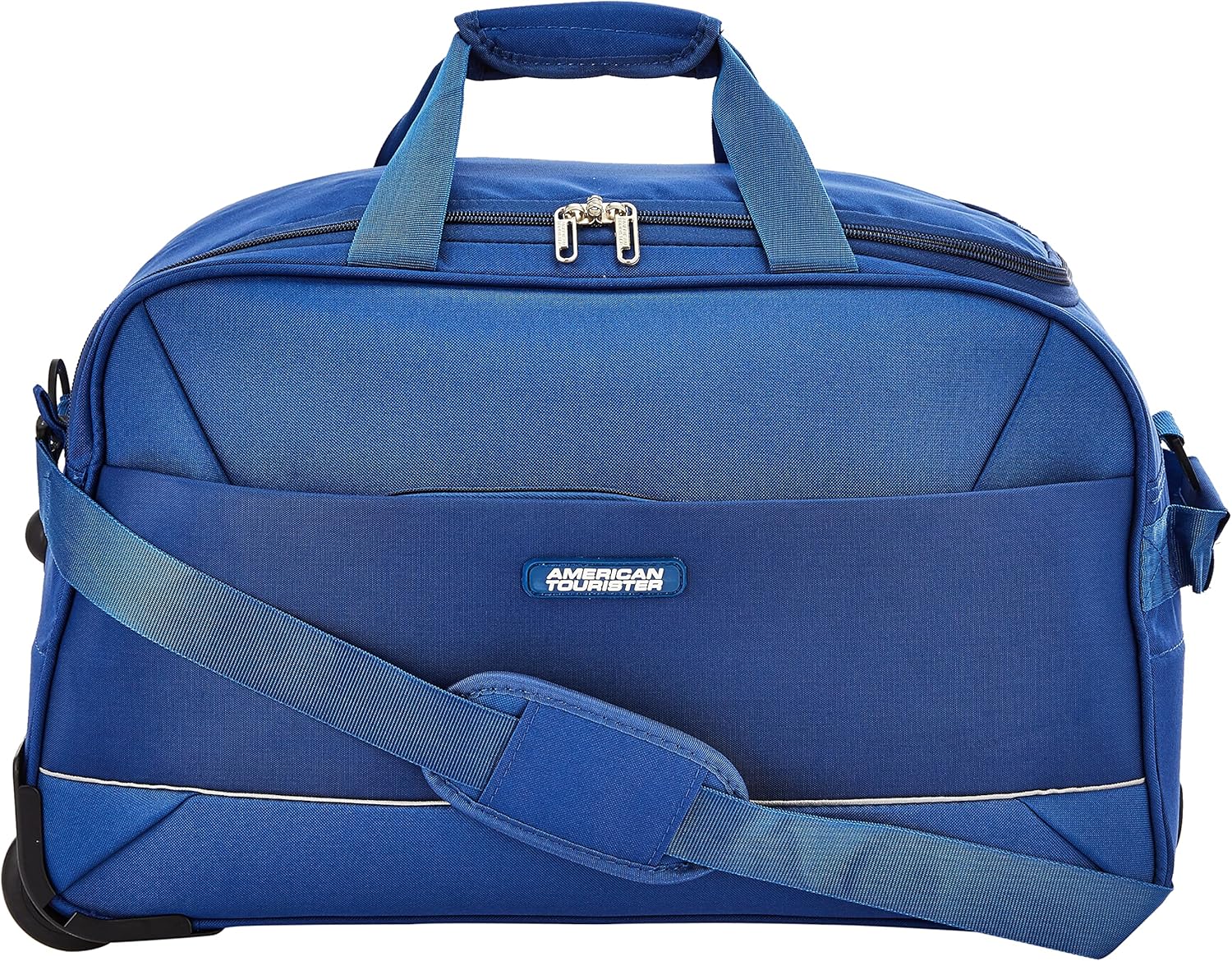 American Tourister Polyester Poler 55 Cms Polyster Duffle Bag For Travel | Bag For Travelling, Navy Blue, W-35 CM - Image 1
