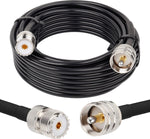 Mookeerf cable connected to an SWR meter