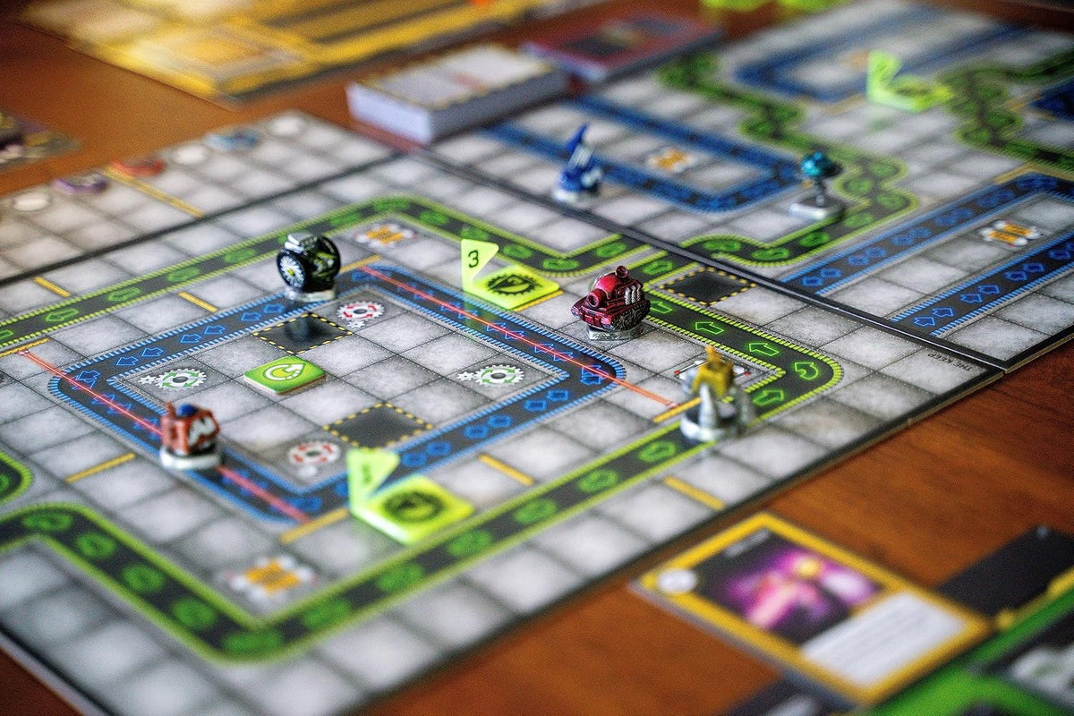 Renegade Game Studios Robo Rally complete components overview