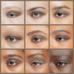 Close up of Made For Mocha brown eyeshadow powder texture