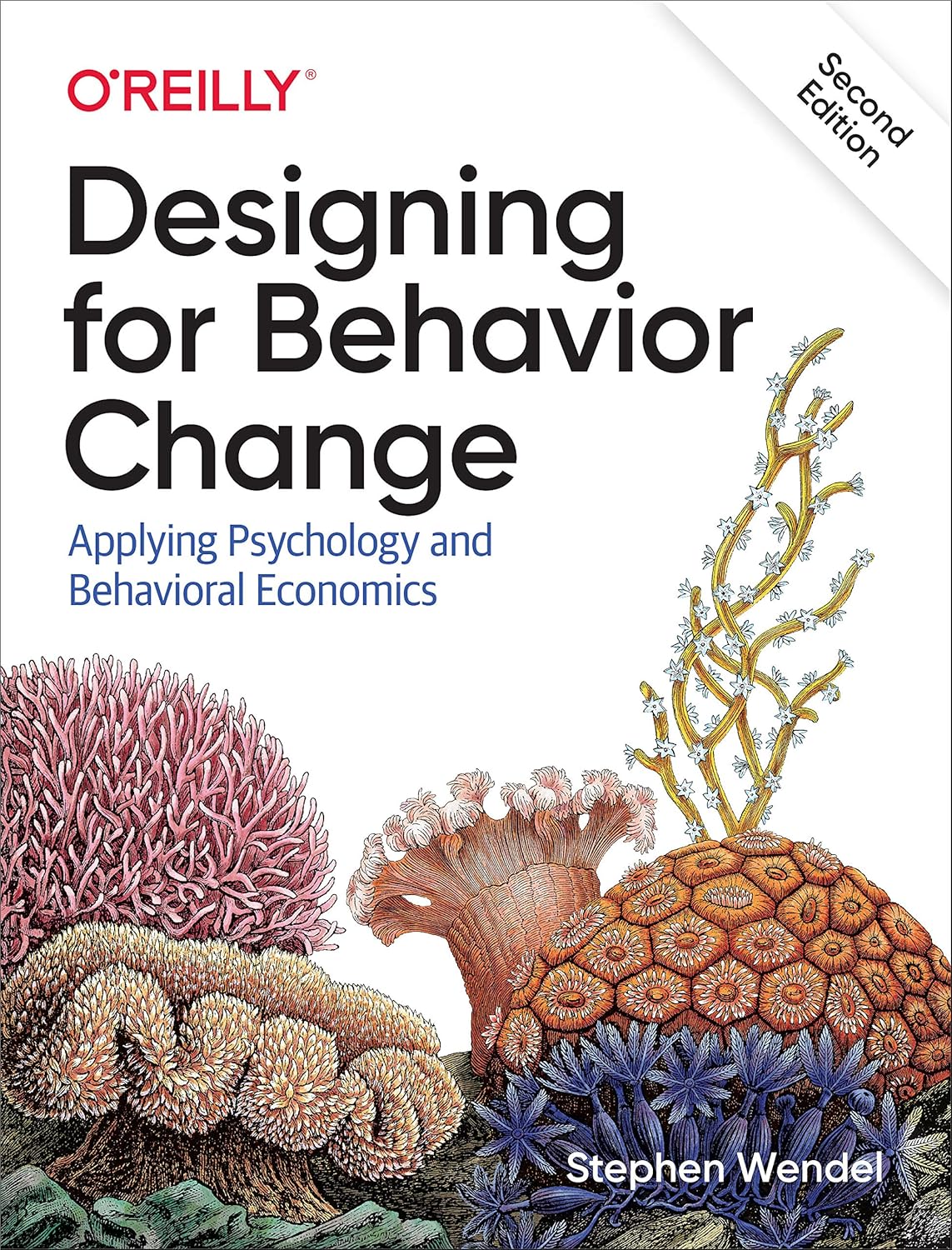 O'Reilly Designing for Behavior Change paperback front cover view featuring behavioral psychology design concepts.