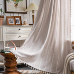 Sutuo Home Boho Curtains front view window drape