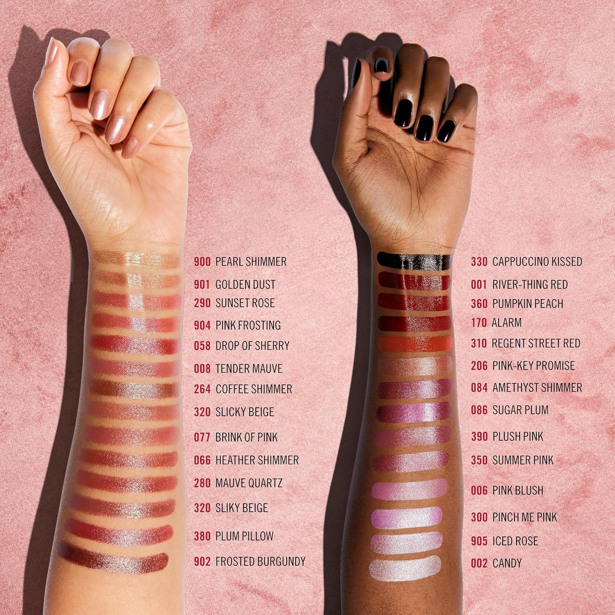 Rimmel Lasting Finish Lipstick - Up to 8 Hours of Intense Lip Color with Color Protect Technology and Exclusive Black Diamond Complex - 066 Heather Shimmer, .14oz - Image 3