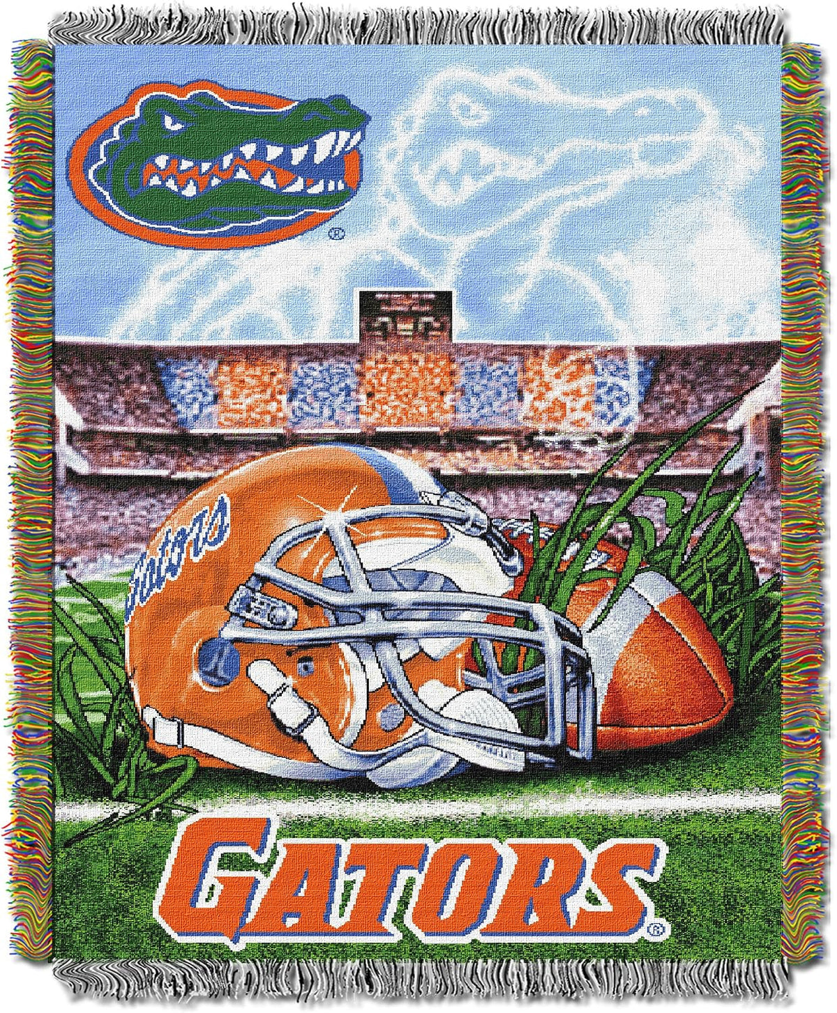 Officially Licensed NCAA "Home Field Advantage" Woven Tapestry Throw Blanket, 48" x 60", Multi Color - Image 15