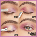 Packaging details of Maybelline New York Shadow Blocks trio