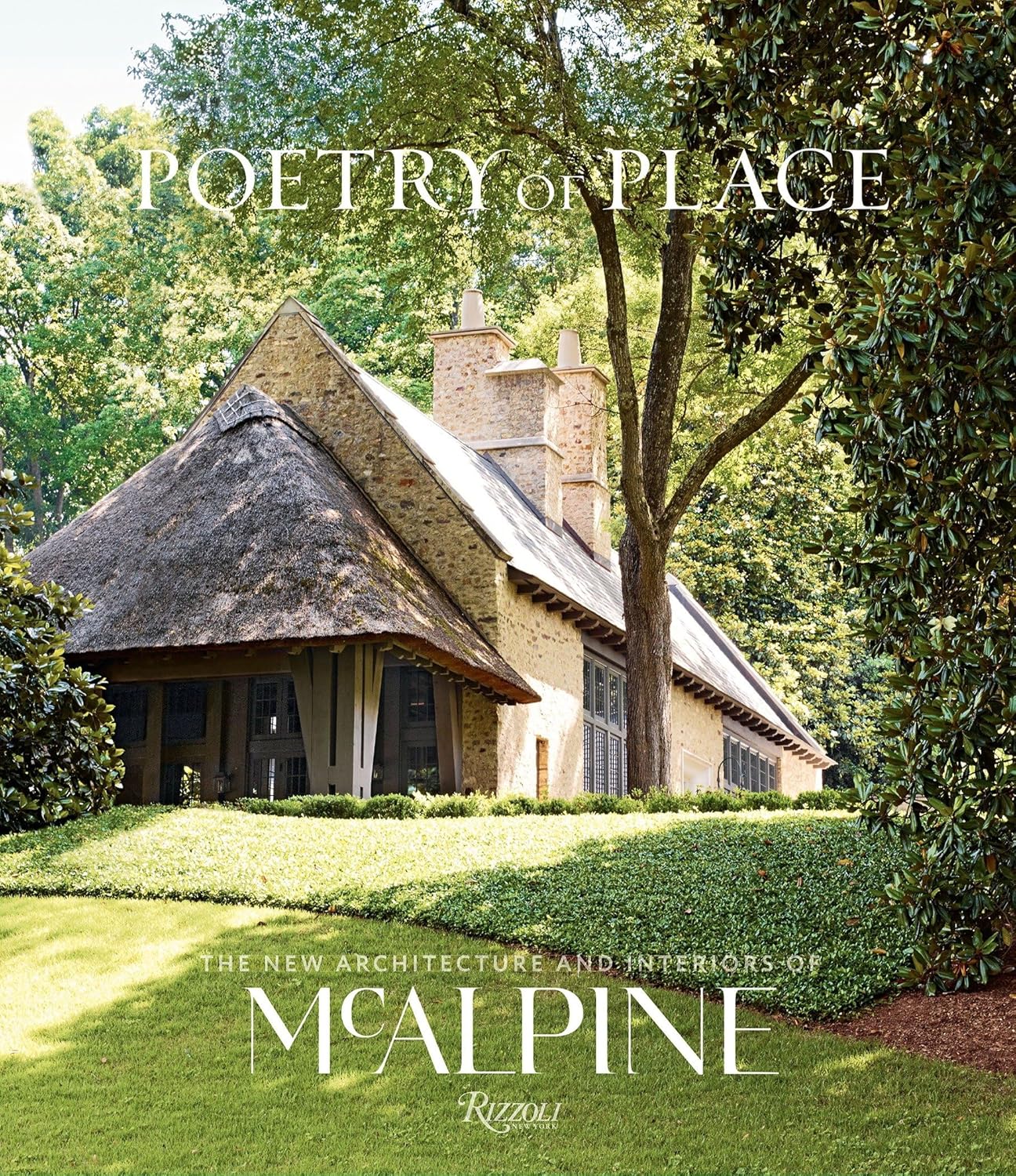 Bobby McAlpine Poetry of Place hardcover book front cover design