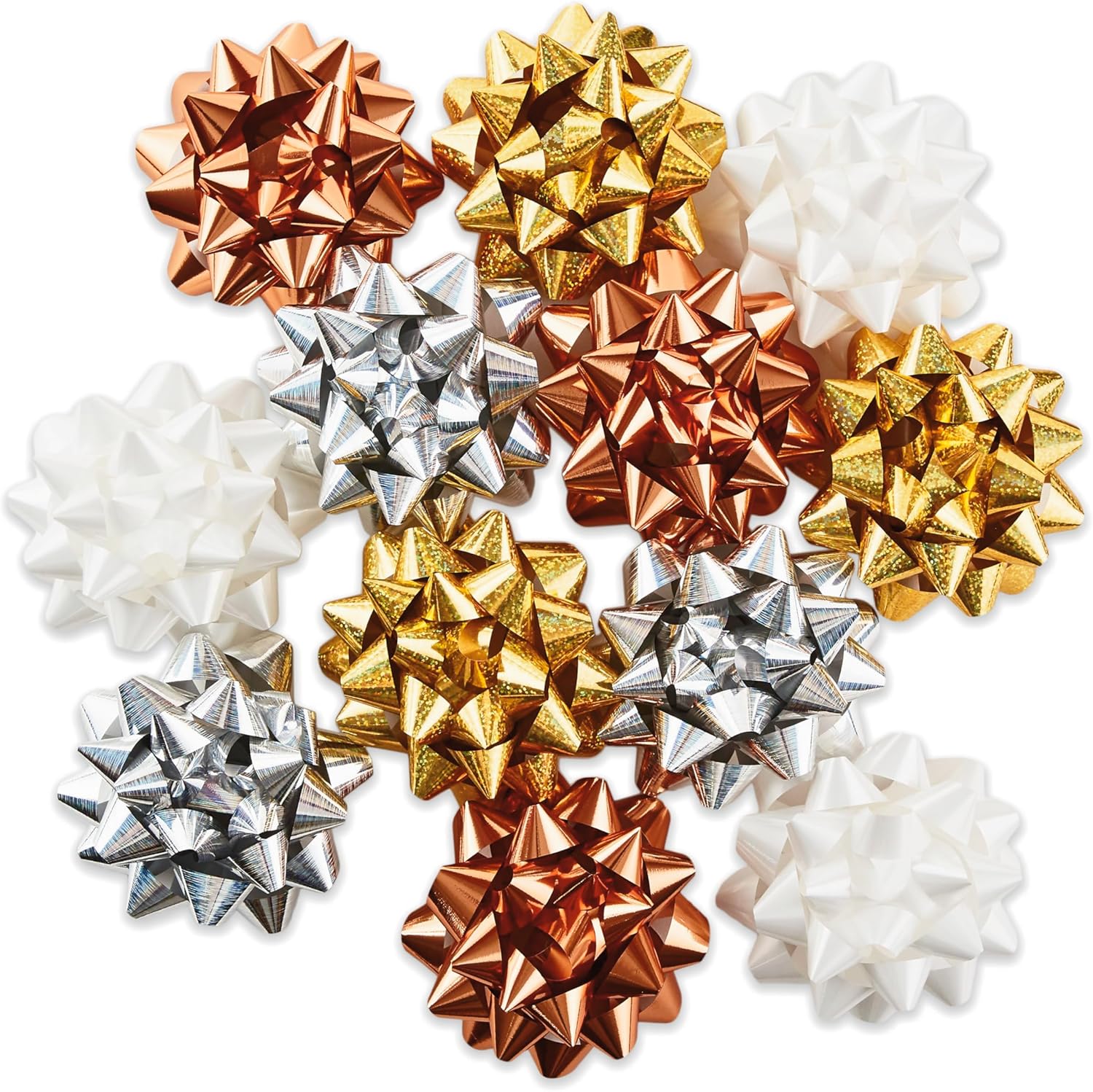 Hallmark Gift Bow Assortment premium front packaging view displaying metallic decorative ribbon loops.