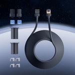 Premium imported Starlink V3 compatible extension cable uncoiled for residential installation.