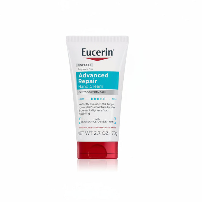Eucerin Intensive Advanced Repair Hand Cream front view for dry skin barrier relief