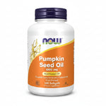Now Foods Pumpkin Seed Oil 1000 mg 100 Softgels bottle front view