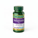 Nature's Bounty Dual Spectrum Bi-Layer Melatonin 5 mg bottle front view for imported sleep aid supplements in India.