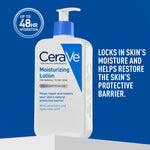 CeraVe Daily Moisturizing Lotion up to 48 hour hydration - locks in moisture and helps restore the skin protective barrier