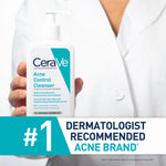 CeraVe - number 1 dermatologist recommended acne brand, Acne Control Cleanser