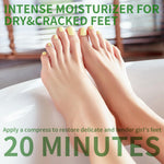SULADEC hydrating foot socks infused with shea butter and goat milk