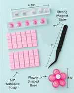 HomTop acrylic nail stand set for home manicures