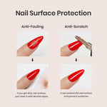 Beetles foundation base gel bottle highlighting long lasting salon nail adhesion