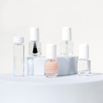 Dazzle Dry nail prep and base coat mini bottles