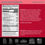 BSN 14 servings premium protein matrix container showing nutritional facts.