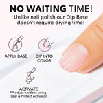 Kiara Sky 2 ounce clear dip powder container label