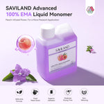 Saviland 240ml acrylic liquid monomer packaging highlighting MMA free formula