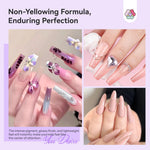 Saviland advanced series acrylic monomer bottle showing vitamin e and castor oil ingredients