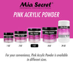 Close up of the four ounce Mia Secret sculpting powder container highlighting the brand logo and product name.