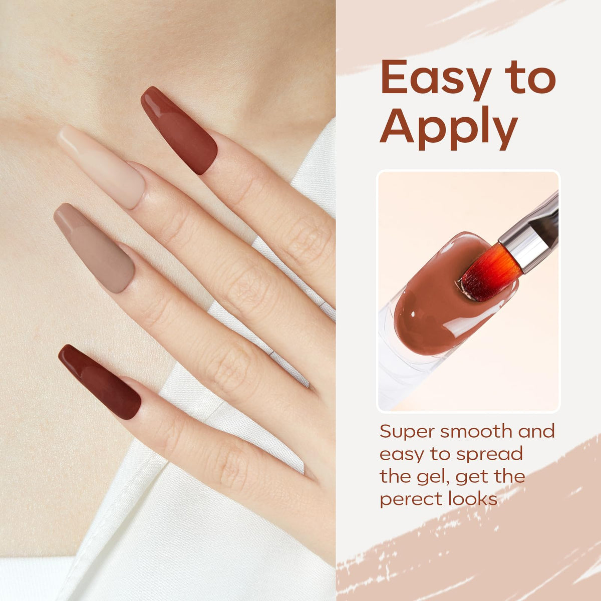 Professional nail art design using Modelones poly extension gel