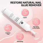 How to apply nail glue remover to press on nails
