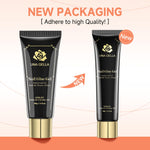 Two pots of Una Gella solid nail adhesive open