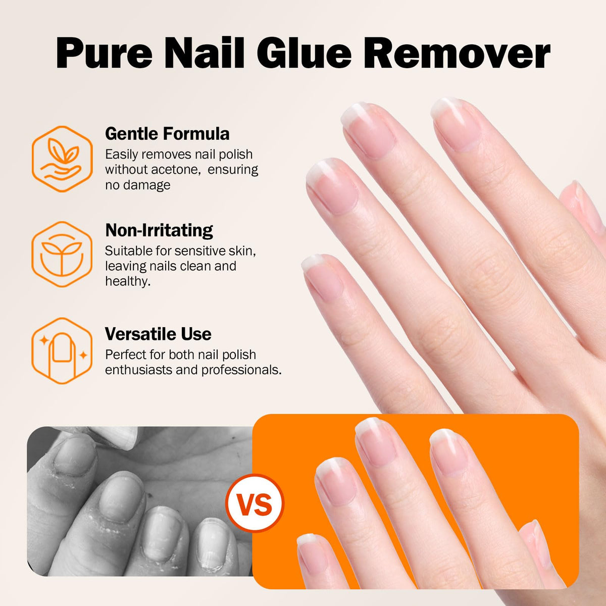 Professional nail glue kit for long lasting manicures