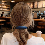 Markuii break resistant hair barrette set side view material detail.
