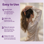Imported Goody hair clips pack showcasing the secure closure clasp mechanism