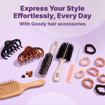 Premium Goody brand packaging for the imported black and tortoiseshell clip set