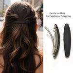 Durable shatterproof large hair accessories for women in neutral tones