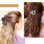 New Live hair claws demonstrating strong hold on hair model.