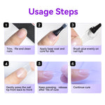 Jewhiteny nail glue gel used for securing rhinestone nail art