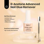 Beetles nail glue kit with included cuticle pusher tool