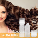 ONLYFU professional scalp treatment bottle set showing the durable eco friendly plastic material overview