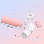 The complete three piece DUAIU haircare kit packaged cleanly to emphasize the premium imported quality.
