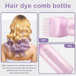 Three different colors of BlingKingdom scalp oil bottles lined up to demonstrate product color coding.