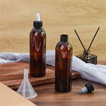 Barydat 8 ounce refillable plastic bottles for shampoo and lotion storage