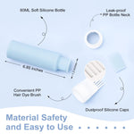 Close-up of the root comb applicator bottle teeth demonstrating how hair dye dispenses smoothly.