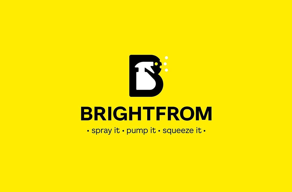 BRIGHTFROM premium imported two piece empty plastic bottle set for arts crafts and cosmetics