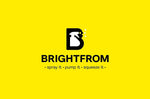 BRIGHTFROM multi purpose empty plastic applicator bottles displayed alongside common salon and beauty products to show capacity and scale.