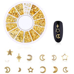 DANNEASY professional nail art tools showing the long wax pencil and curved tweezers