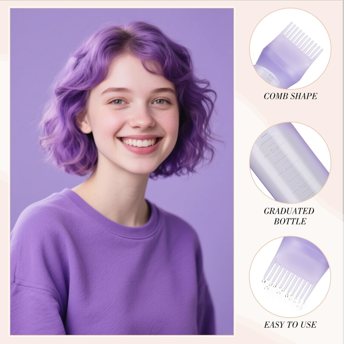 Lightweight washable root applicator tool for scalp treatments