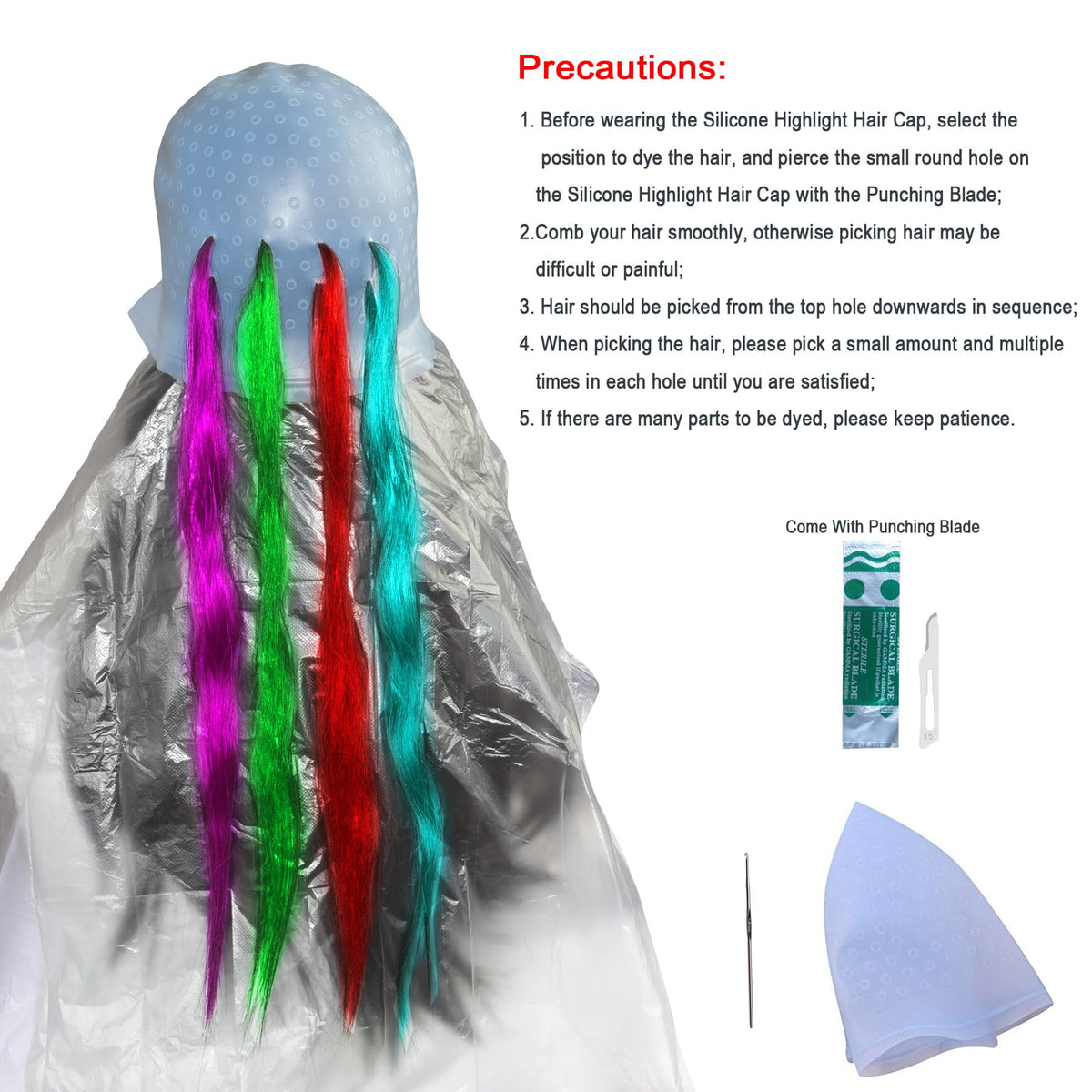 Gelmay professional hair dye application brushes and bowl