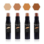 Sweatproof wig concealer stick being applied to a lace frontal parting line